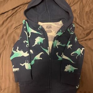 Jumping Beans Blue and Green Dinosaur Sweatshirt